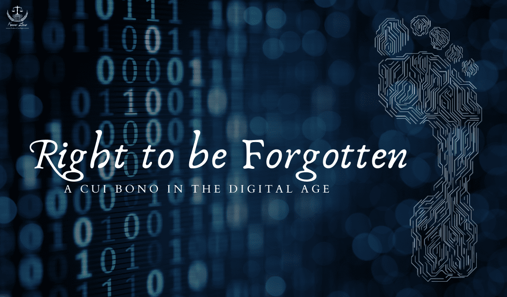 Right to be Forgotten